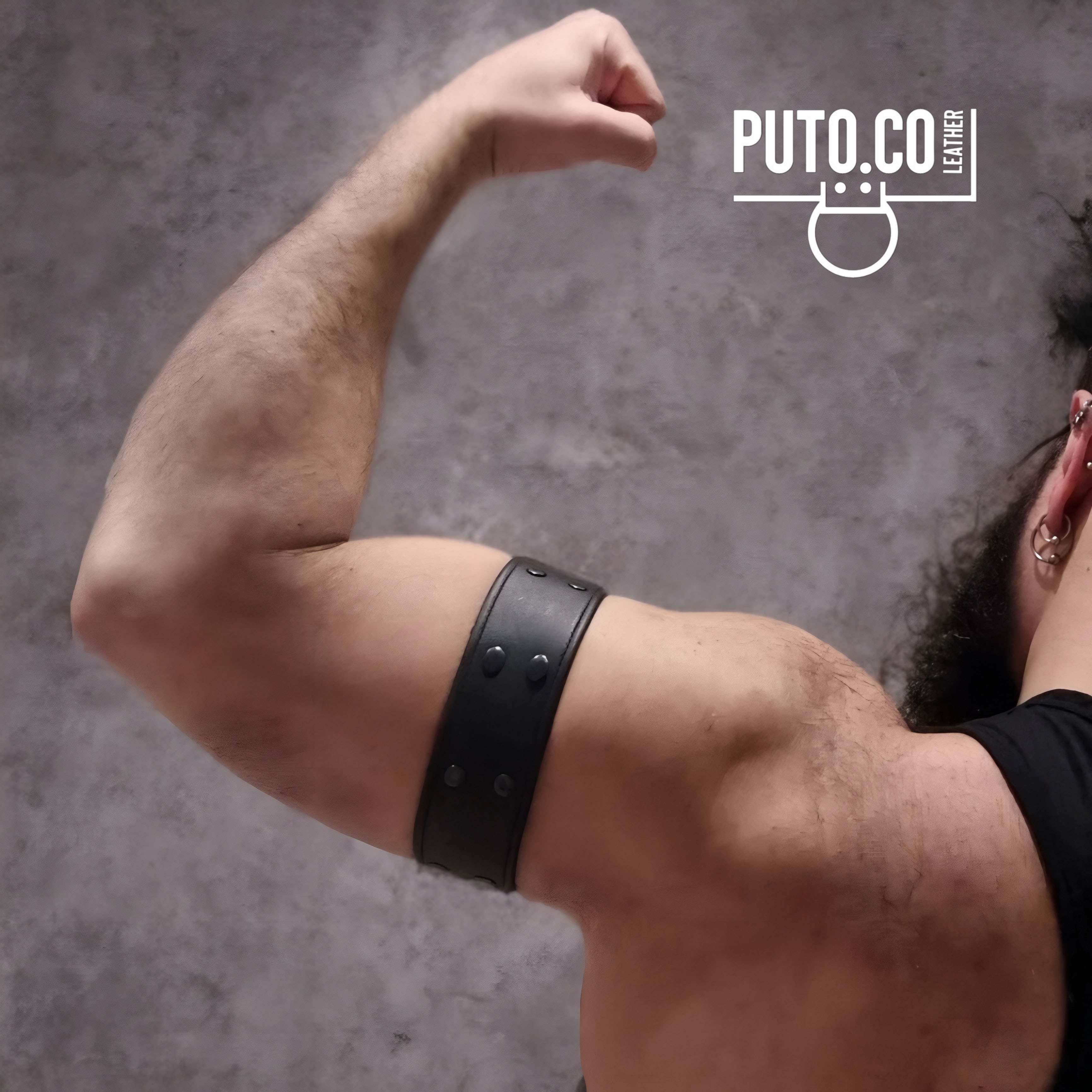The Onyx Studded Armband — 2