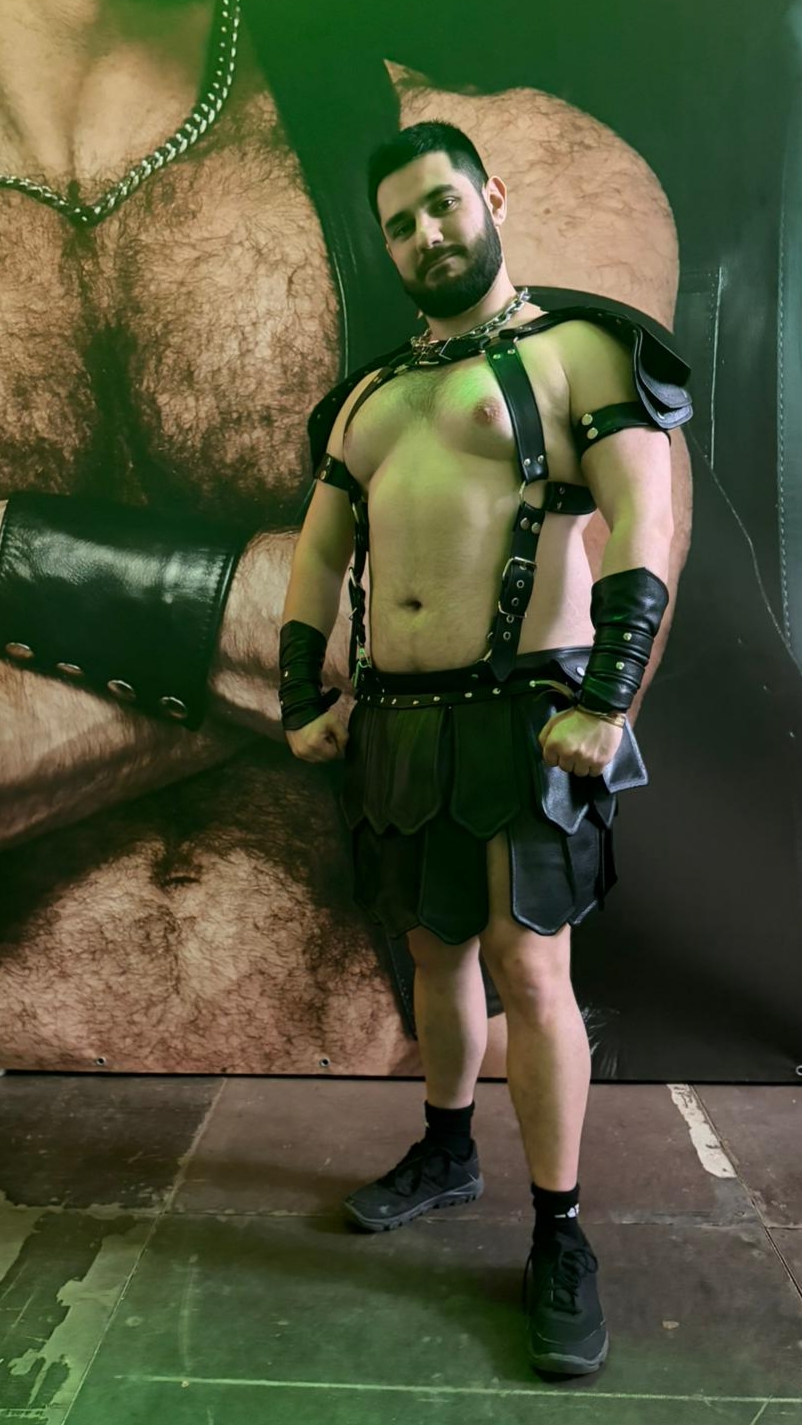 Fosco C. wearing The Gladiator Set at Folsom Berlin